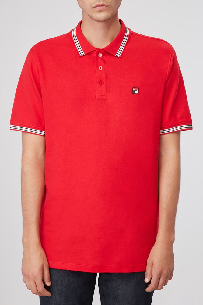Fila Polo Mens Red - Matcho 3 - Philippines 8149235-AF